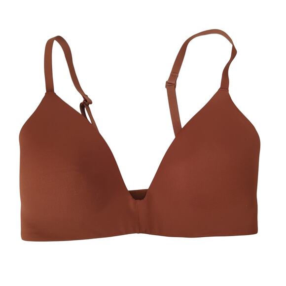 Skims Bra Womens 30D T-Shirt Wireless Comfort Demi Bronze Copper Limited Edition - Picture 1 of 4